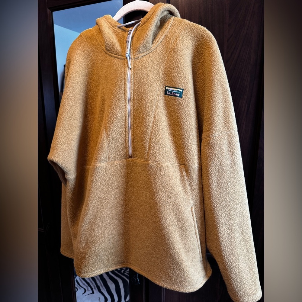 LL Bean Katahdin Fleece Hoodie - Picture 1 of 6
